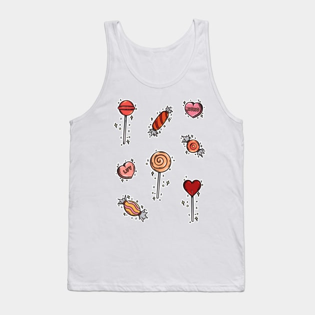 Candy! Tank Top by addelinreplogle